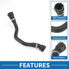 Engine Radiator Hose for BMW X5 (2000-2003) Rubber Black 1 Pc
