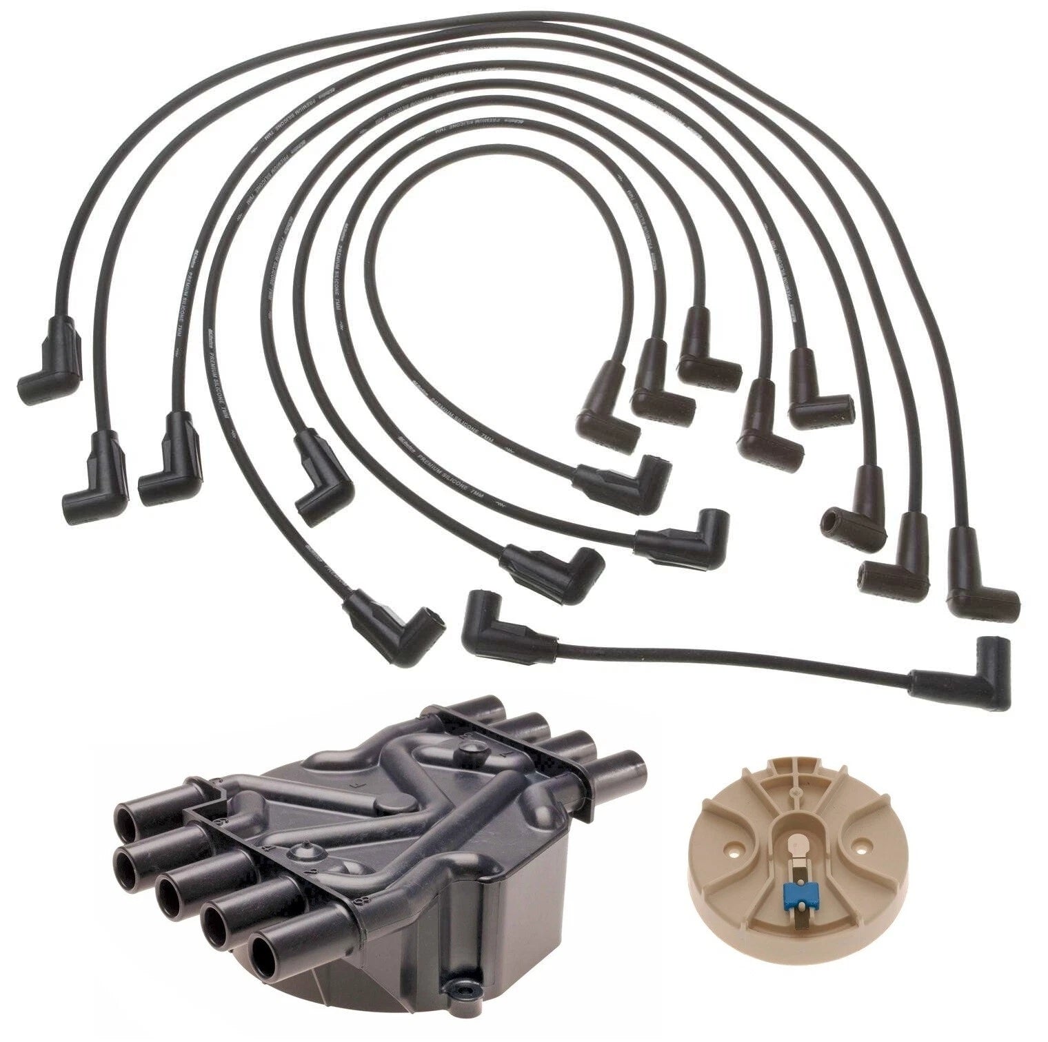 Distributor Cap, Rotor & Wires Kit for Chevy P30 (1990–1999)