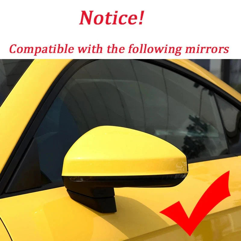 Pair / Chrome Side Wing Mirror Cap Covers for Audi TT TTS FV (2014–2023)