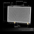 Aluminum Core Replacement Radiator for Suzuki Esteem (1999–2002) DPI 13283