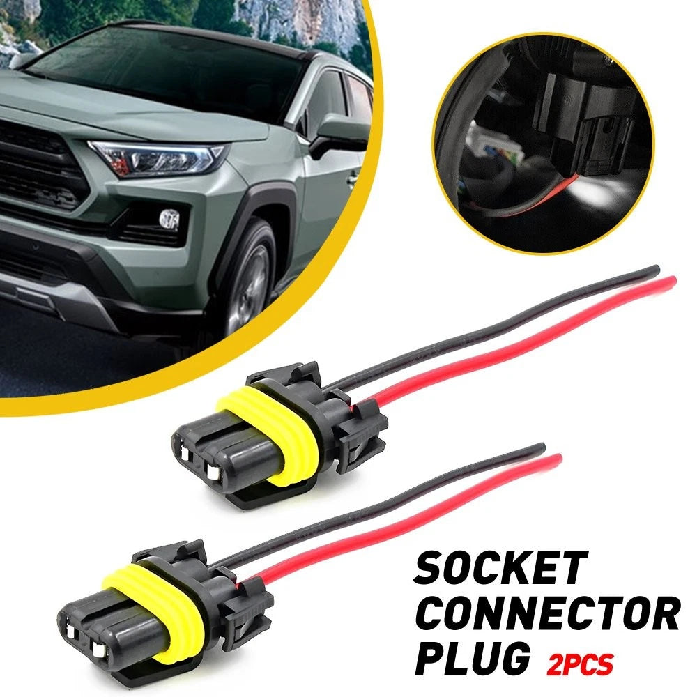 H11 H8 H9 HID Socket Connector Plug Wire Pigtail Adapter for US Location
