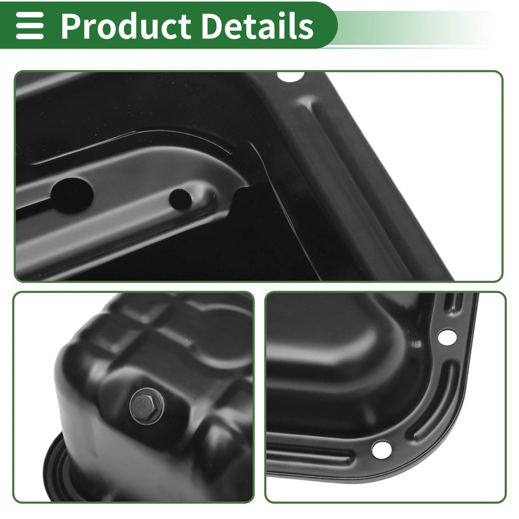 1 Pc Engine Oil Pan No.1111077A12 for Nissan 200SX (1995–1998) Iron Black