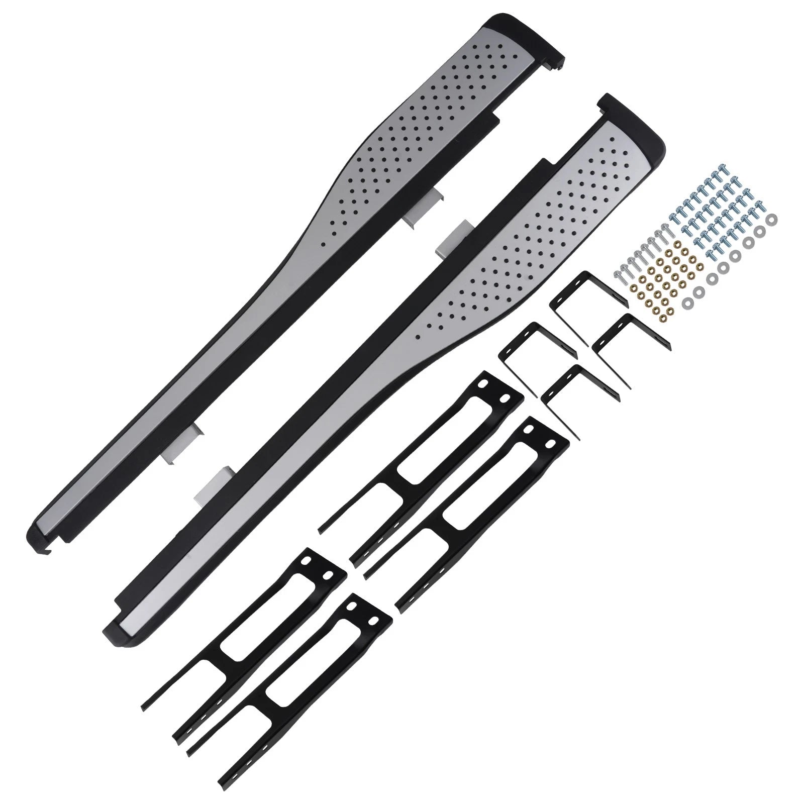 Set of 2 Nerf Bars Side Steps for Honda CR-V (2012-2016) Black 62"