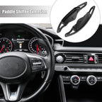 Steering Wheel Paddle Shifter Extensions for Hyundai 2018-2021 Aluminum Black