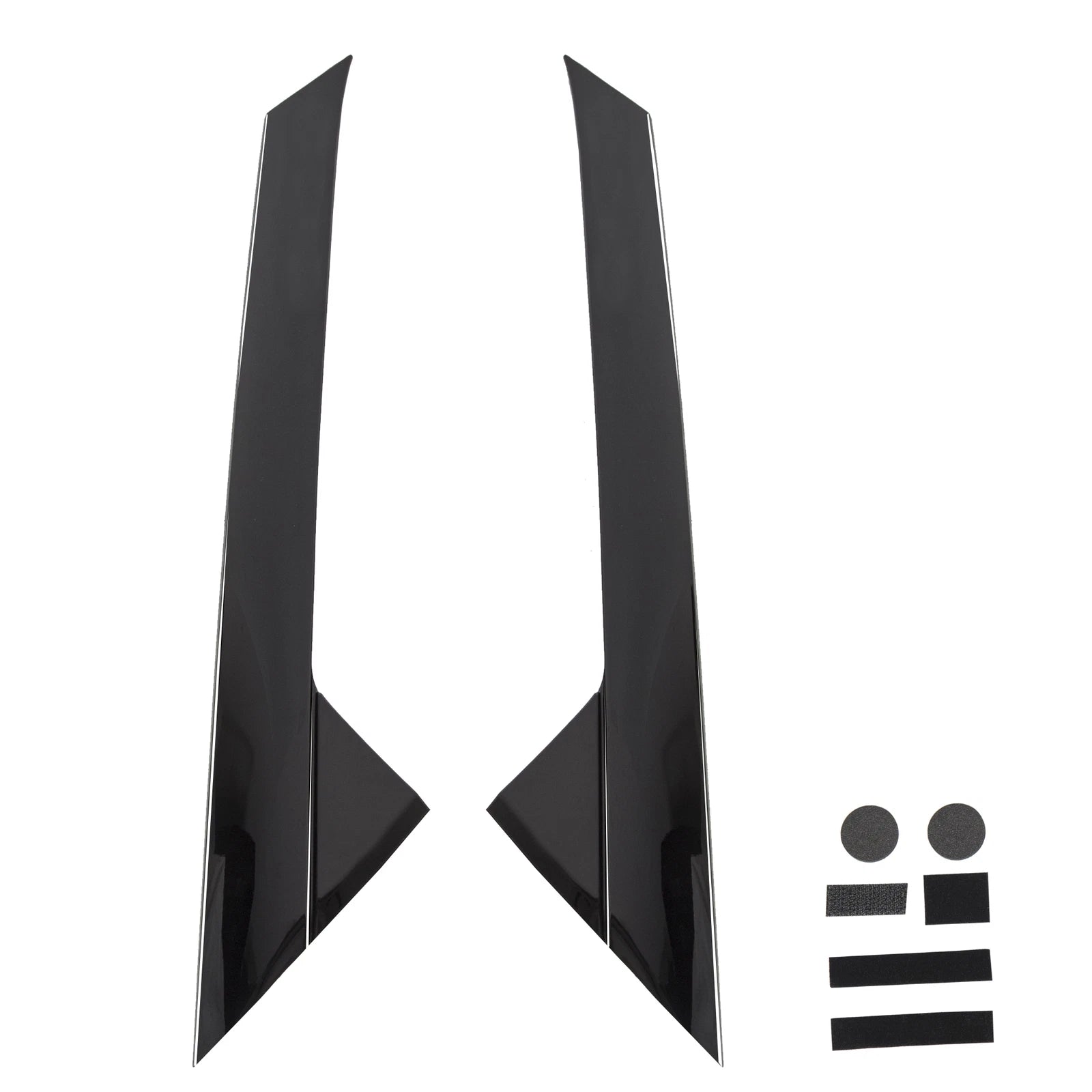 Set of 2 Windshield Outer Trim Pillar Molding for Ford Explorer (2011–2019)