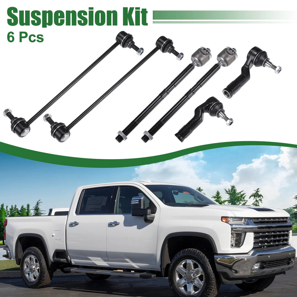 6pcs Front Suspension Kit Tie Rod End Sway Bar Link for Ford C-Max (2013–2014)