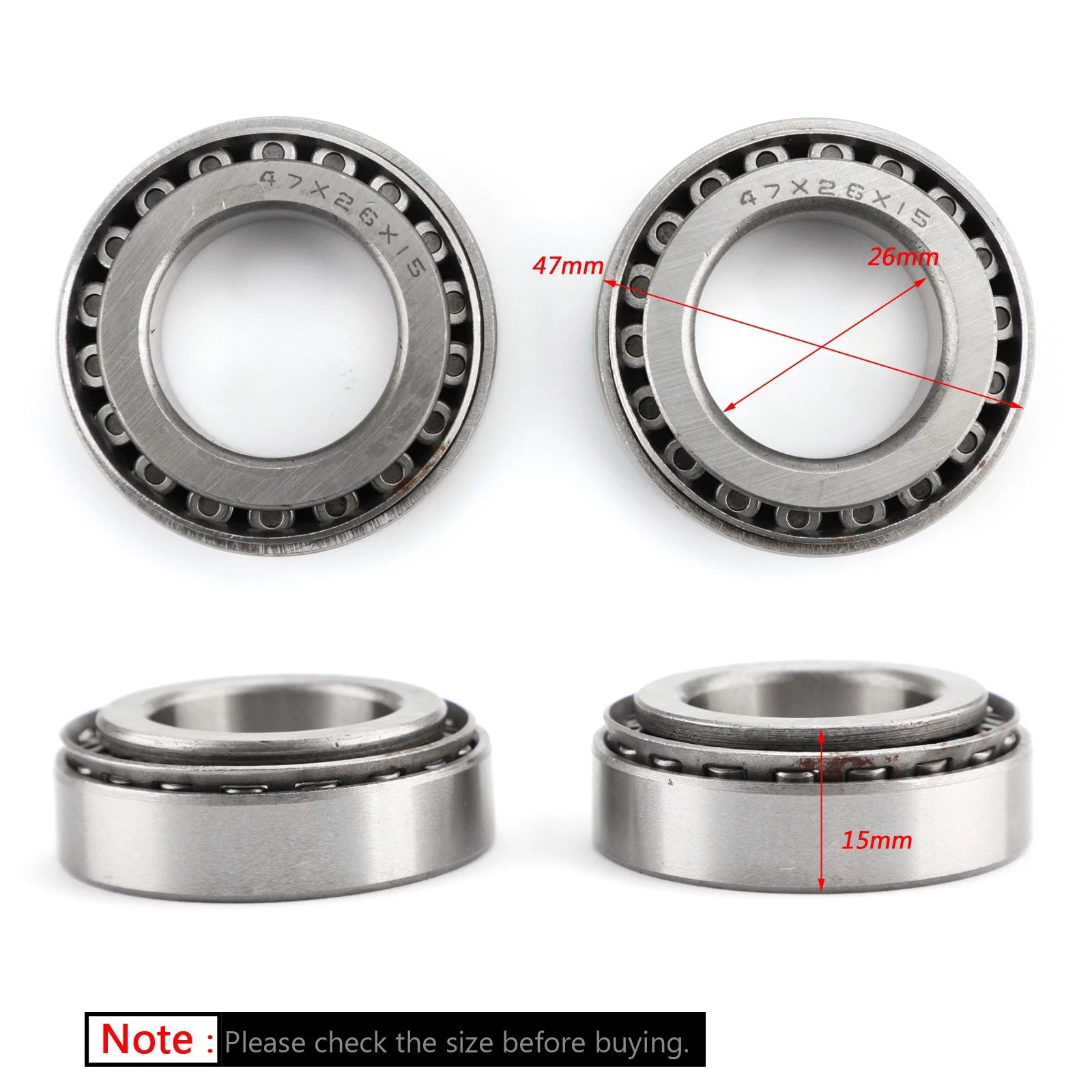 Tapered Roller Bearing for Honda XR500R XL600RM XL200R CR125R XR250 (1983–1999)