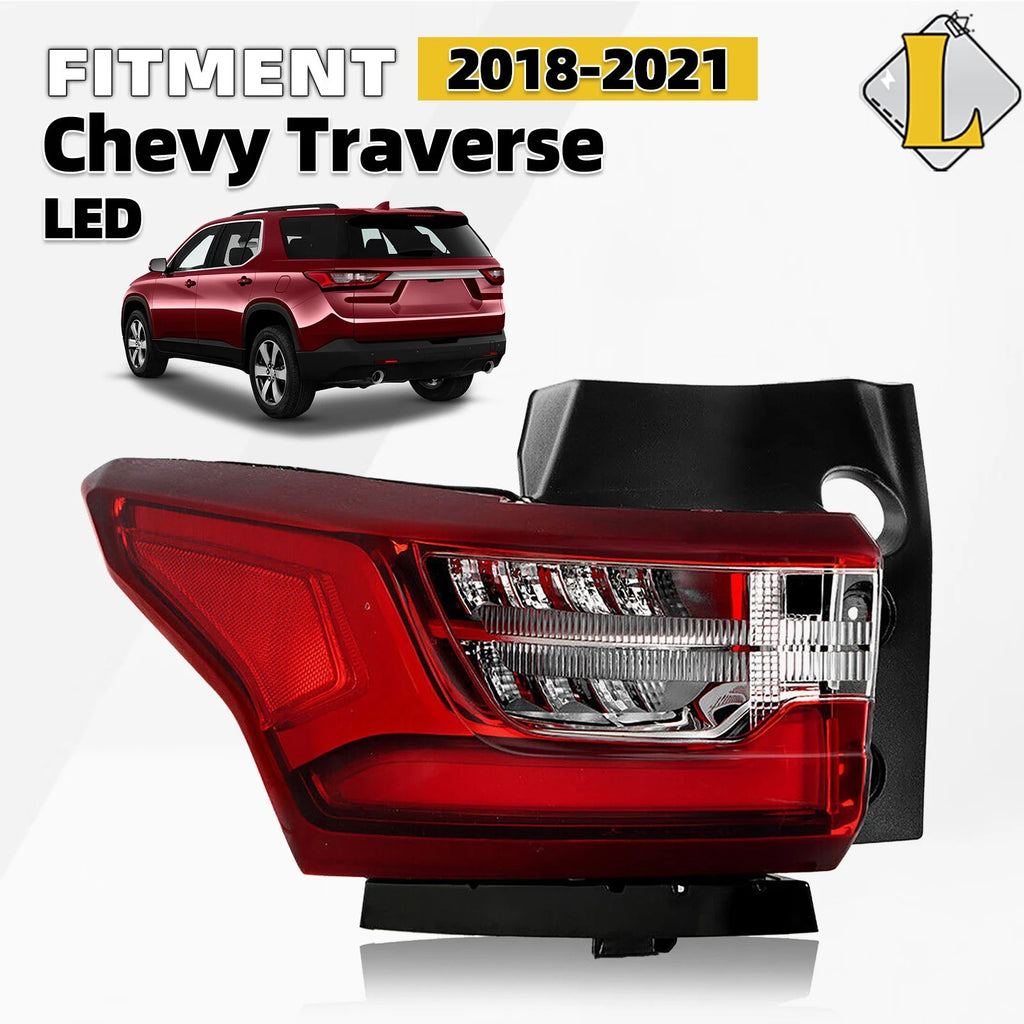 LED Tail Light for Chevrolet Traverse (2018–2021) Left Driver 84990362
