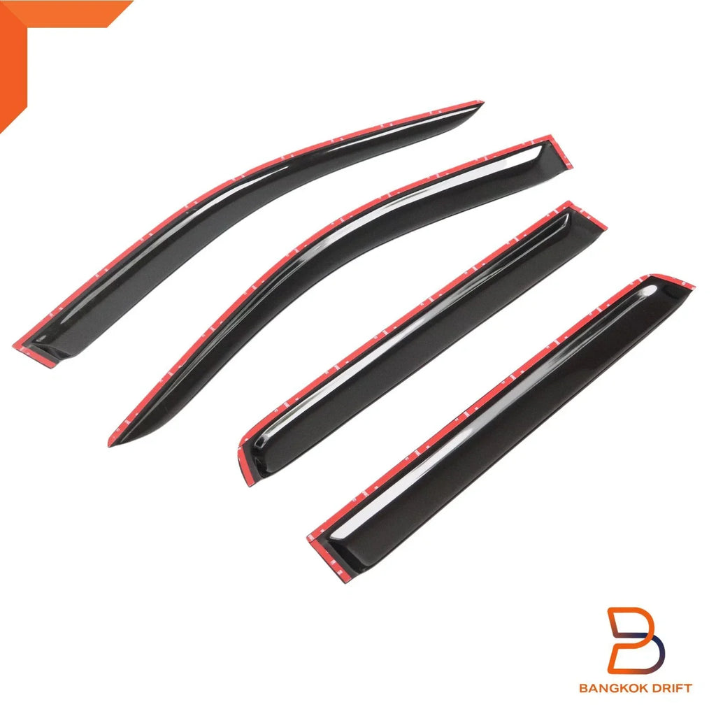 Silver Visor Wind Deflector for Nissan NP300 Navara D23 (2015-2020)