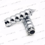 7/8" Chrome Motorcycle Handlebar Grip & Throttle Twist Tube for Custom Bikes