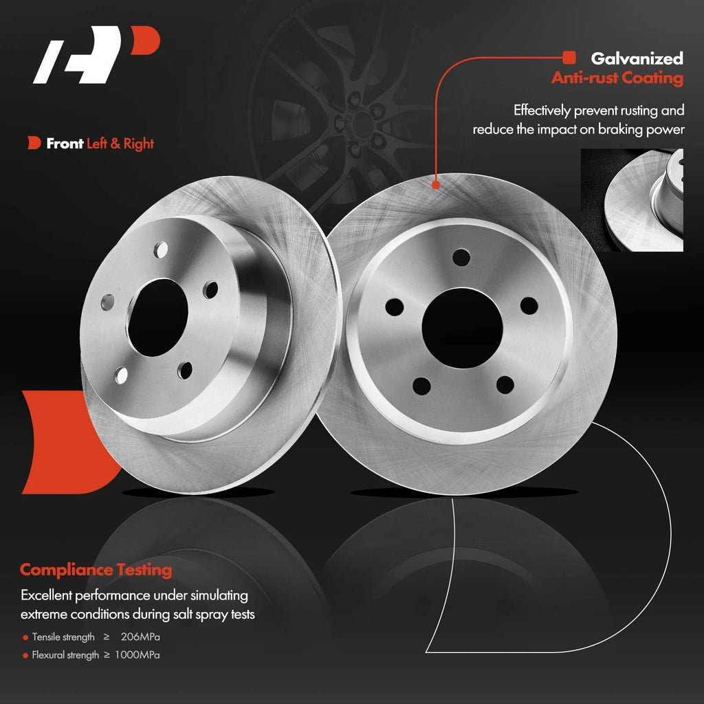 Rear Brake Rotors & Pads for Jeep Grand Cherokee