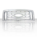 1pc Chrome ABS Grille Overlay for 2009-2012 Ford F-150 XL