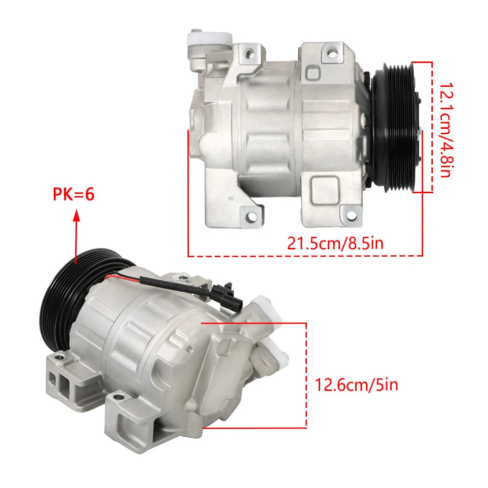 A/C Compressor with Clutch for Nissan Altima 2.5L (2013–2018)