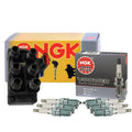 NGK DIS Ignition Coil & 6 V-Power Spark Plugs Kit for Ford Mercury V6