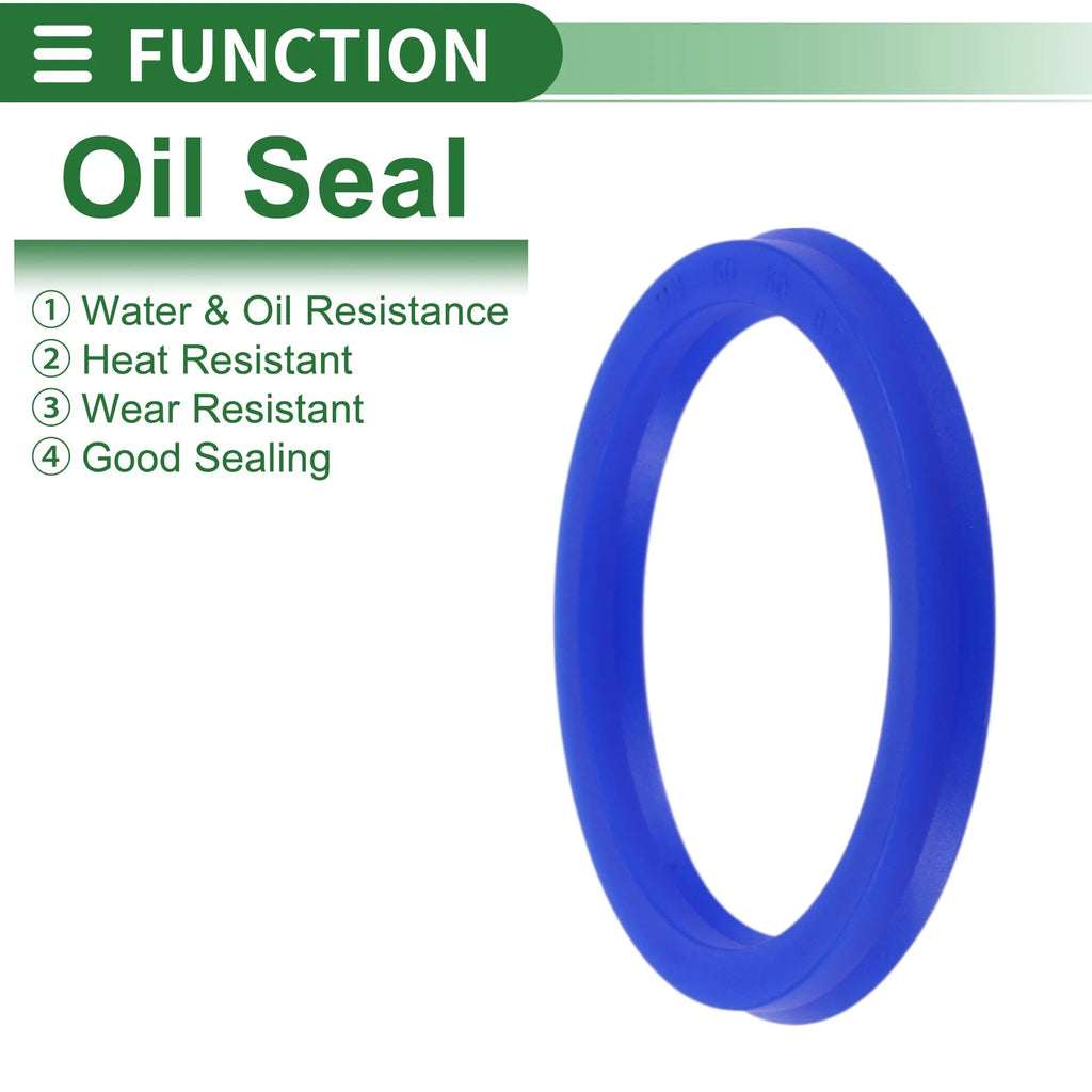 Set of 5 Oil Seal Ring 50x60x6mm for Rotary Shaft (High Pressure)