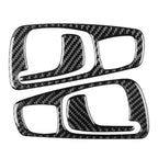 Carbon Fiber Black Interior Door Handle Cover Trim for Honda S2000 (2004-2009)