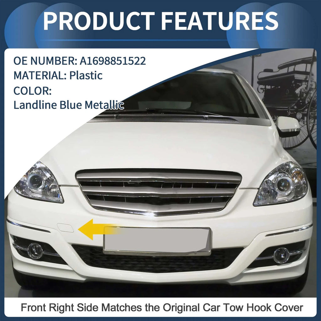 Front Bumper Tow Cover for Mercedes-Benz (A1698851522)