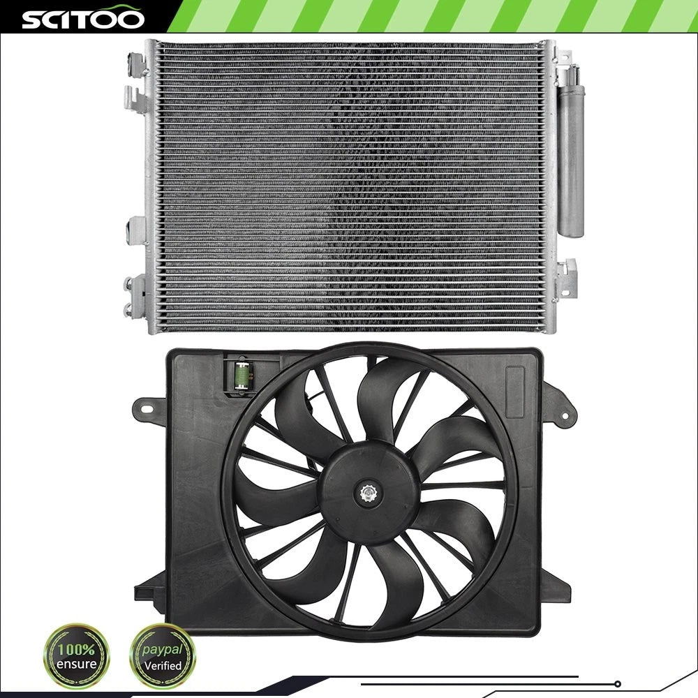 AC Condenser and Cooling Fan Assembly Kit for Dodge Charger (2011–2020)