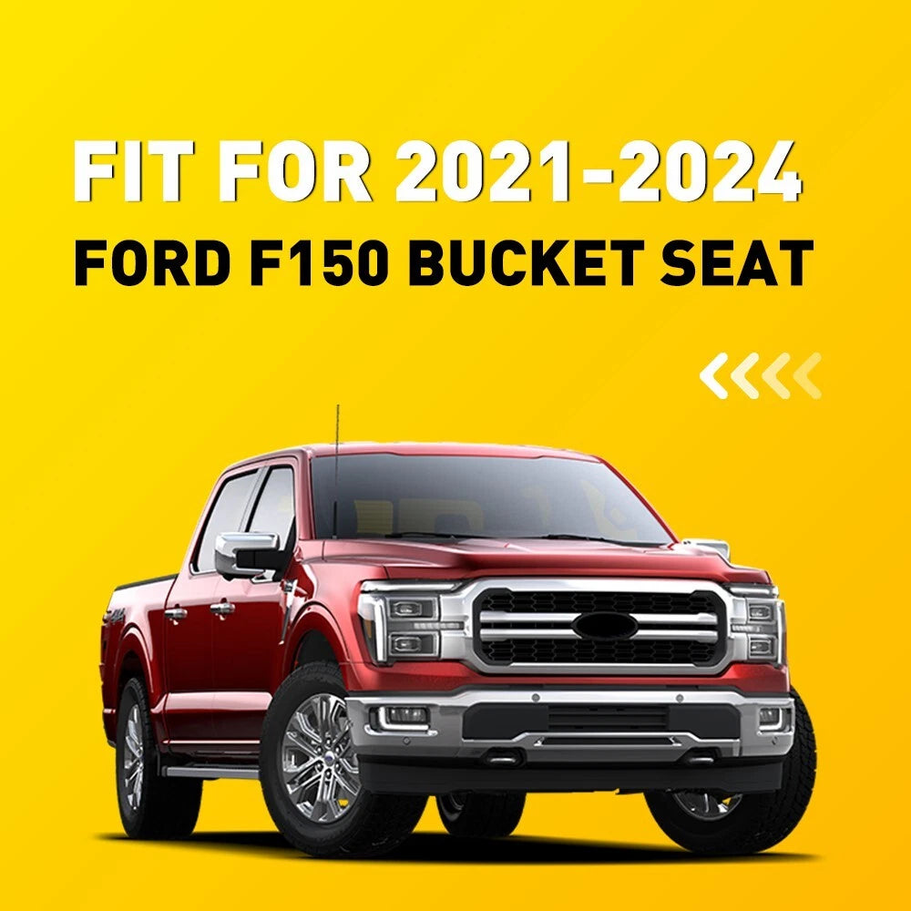 Leather Center Console Lid Armrest Cover for Ford F150 (2021–2023)