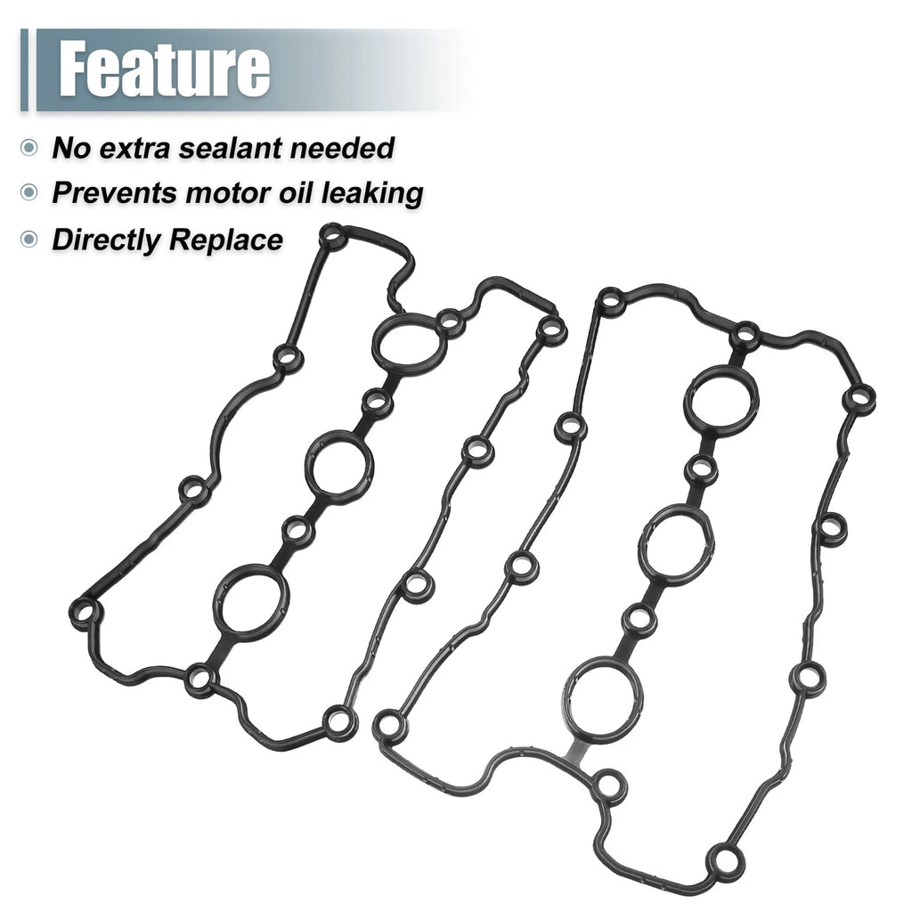 Engine Valve Cover Gaskets 06E-103-483-Q/06E-103-483-P for Audi A6 Quattro (2005–2011)