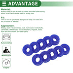 Set of 10 Oil Seal Ring 10x20x8mm for Rotary Shaft (High Pressure)