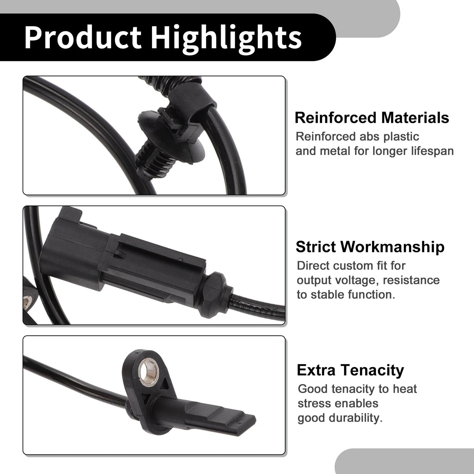 ABS Sensor No.AE9Z2C190A for Ford Explorer (2011–2018) Rear Left/Right