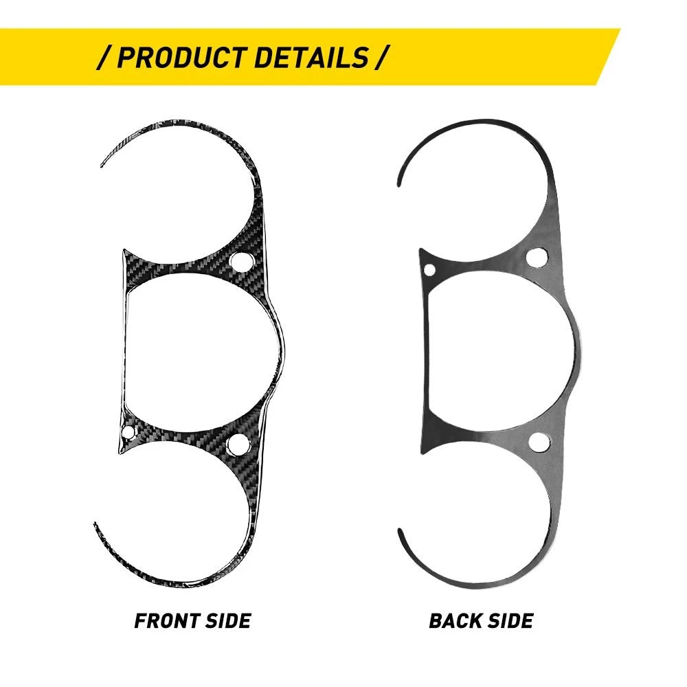 Carbon Fiber Interior Instrument Cluster Panel Cover for Nissan 350Z (2003–2009)