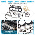 Valve Tappet Cover Gasket Seal Set for Mazda 323 BJ (1998–2003) FP 1.8L