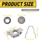 Timing Chain Kit with Oil Pump for Silverado 1500/2500/3500 (1999–2015)