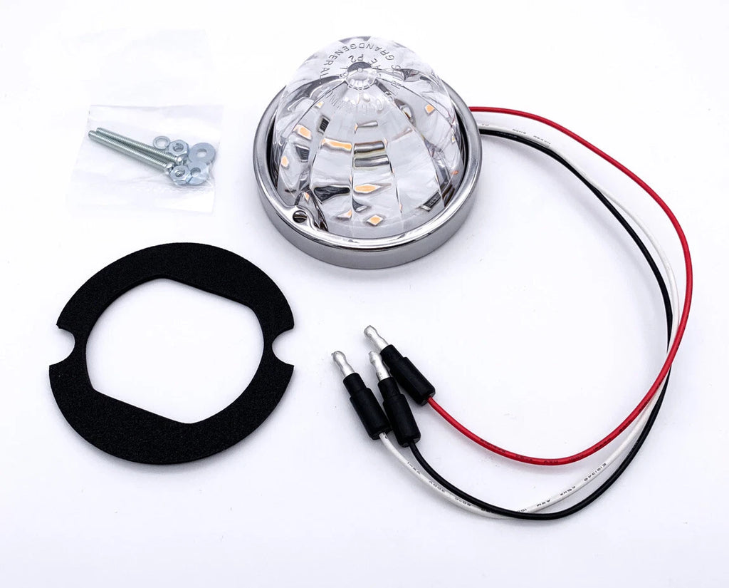 LED Turn Signal Clearance Light w Base for Amber Clear Marker (2019–2024)