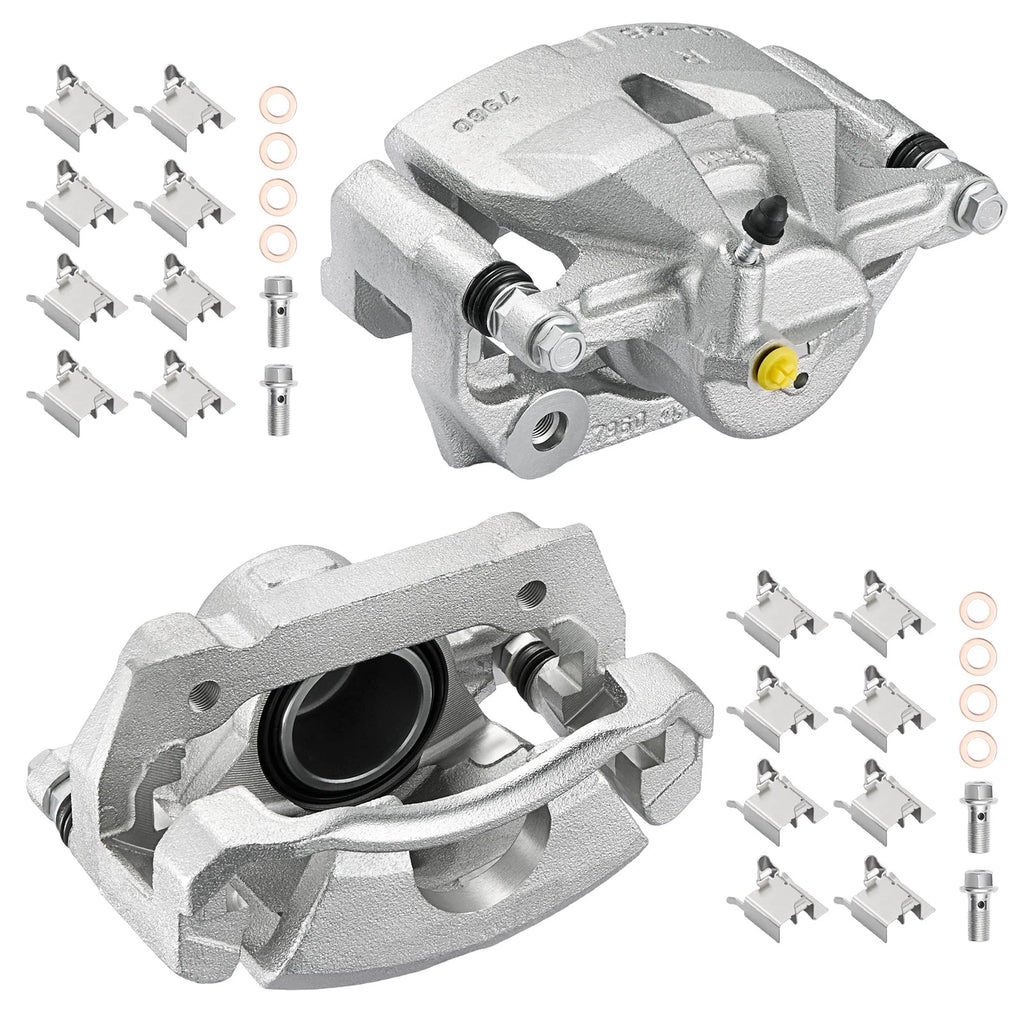 Set of 2 Front Disc Brake Calipers w/ Bracket for Lexus IS250 (2006–2015)