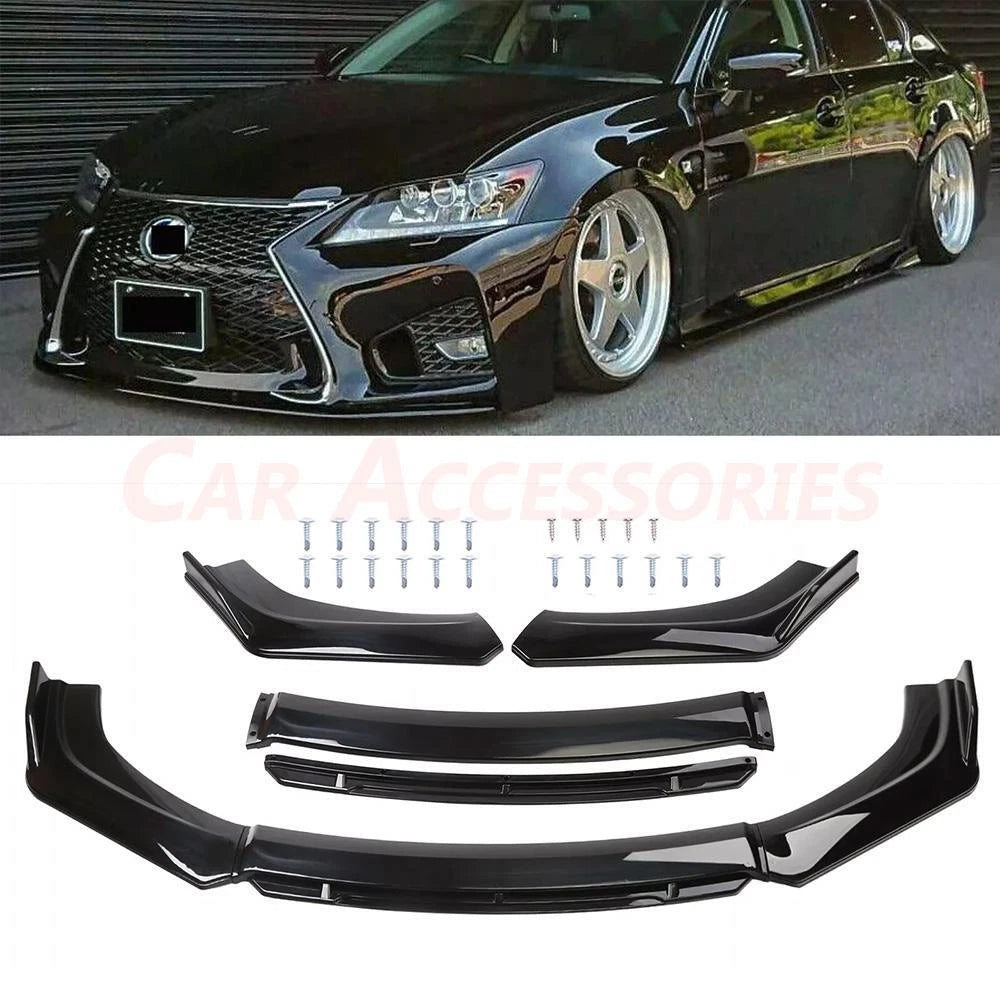 Front Bumper Lip Body Kit Spoiler Splitter for Honda Accord (2003–2007)