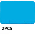 Blue Silicone Work Mat for Phone Laptop Repair (300 x 200 mm)