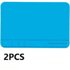 Blue Silicone Work Mat for Phone Laptop Repair (300 x 200 mm)