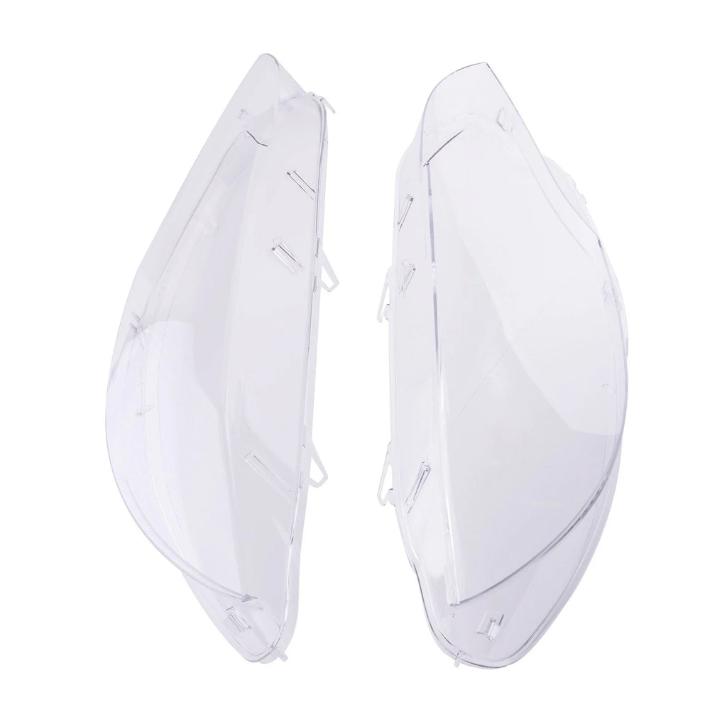 Front Headlamp Lens Cover Pair for BMW X6 E71 (2008–2014)