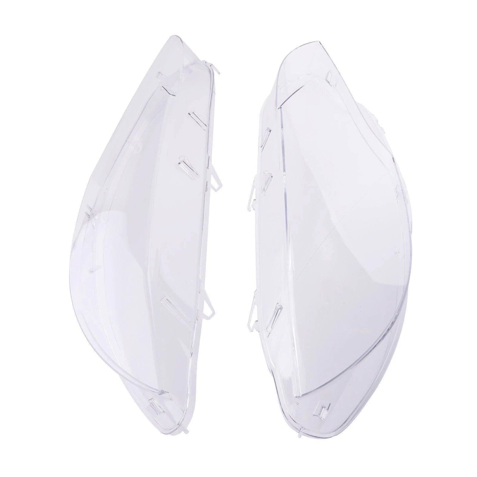 Front Headlamp Lens Cover Pair for BMW X6 E71 (2008–2014)