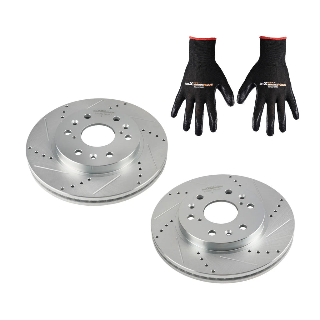 Front Drilled & Slotted Brake Rotor for Chevrolet Tahoe/Cadillac Escalade (2007–2020)
