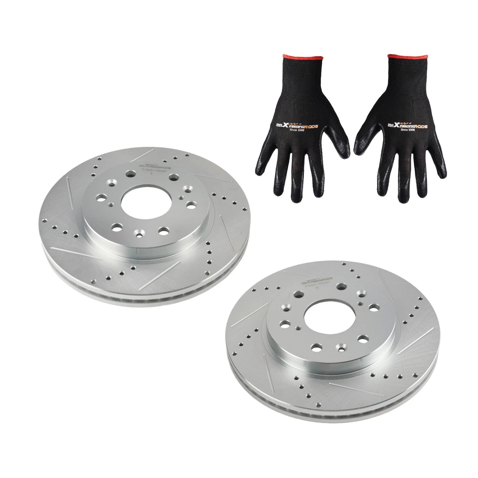 Front Drilled & Slotted Brake Rotor for Chevrolet Tahoe/Cadillac Escalade (2007–2020)