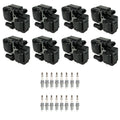 NGK 8 Ignition Coils & Ruthenium Spark Plugs for C55AMG CLK55AMG SLK55AMG (2000–2006)