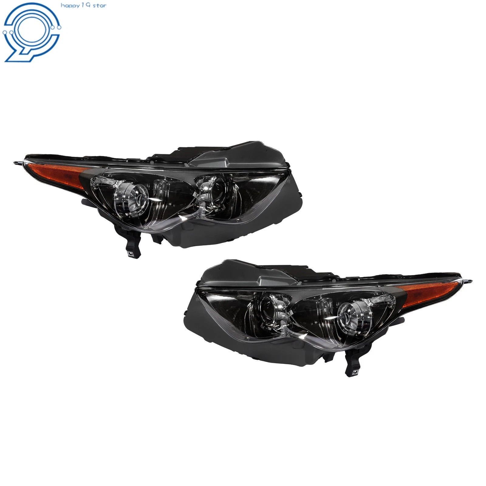HID Headlights for Infiniti FX35/FX50/QX70 (2009–2017) LH+RH Non-AFS
