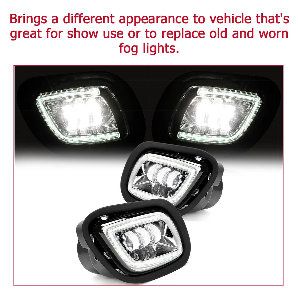 Set of 2 LED Projector Fog Lights for Freightliner Cascadia (2008-2017)