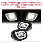 Set of 2 LED Projector Fog Lights for Freightliner Cascadia (2008-2017)