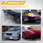 Metal Front Bumper License Plate Relocator Bracket for JDM Models (2000-2024)