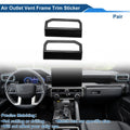 Air Condition Outlet Vent Trim Cover Frame for Toyota Tacoma (2016–2023) 1 Pair