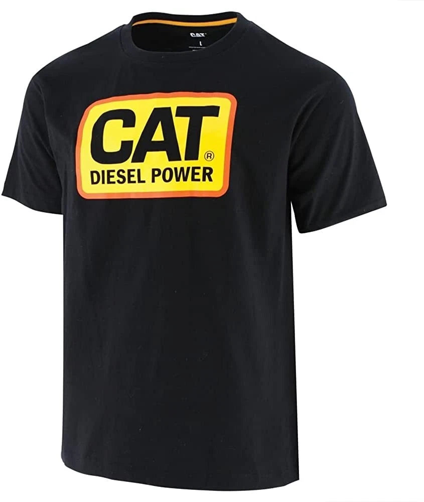 Cat Men's Diesel Power Tee Black/Orange