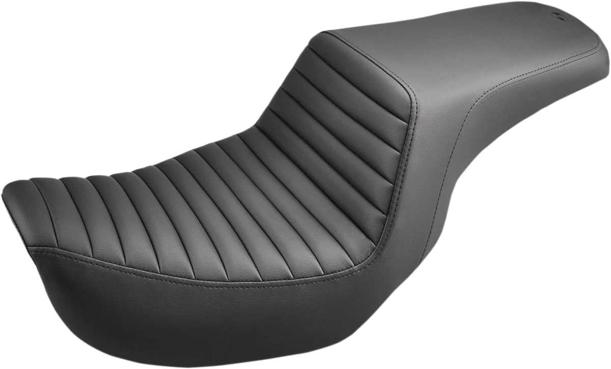 SADDLEMEN Step-Up Seat for Dyna (804-04-171) - Front Tuck-n-Roll - Black