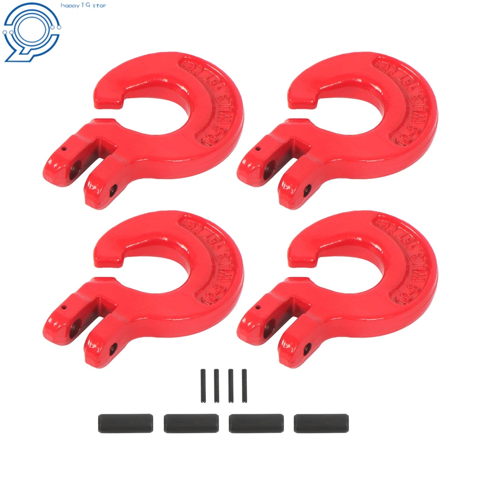 Set of 4 Logging Chain Choker Hooks for G80 (6900 lbs WLL)