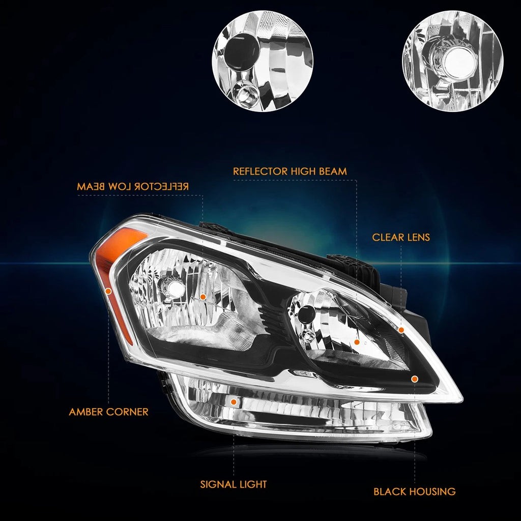 Right Side Headlight Assembly for Kia Soul (2012–2013) AM Factory Style