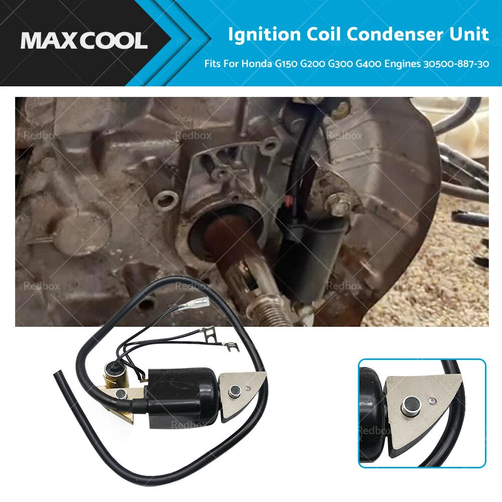 Ignition Coil Condenser for Honda G150 G200 G300 G400 (30500-887-30)