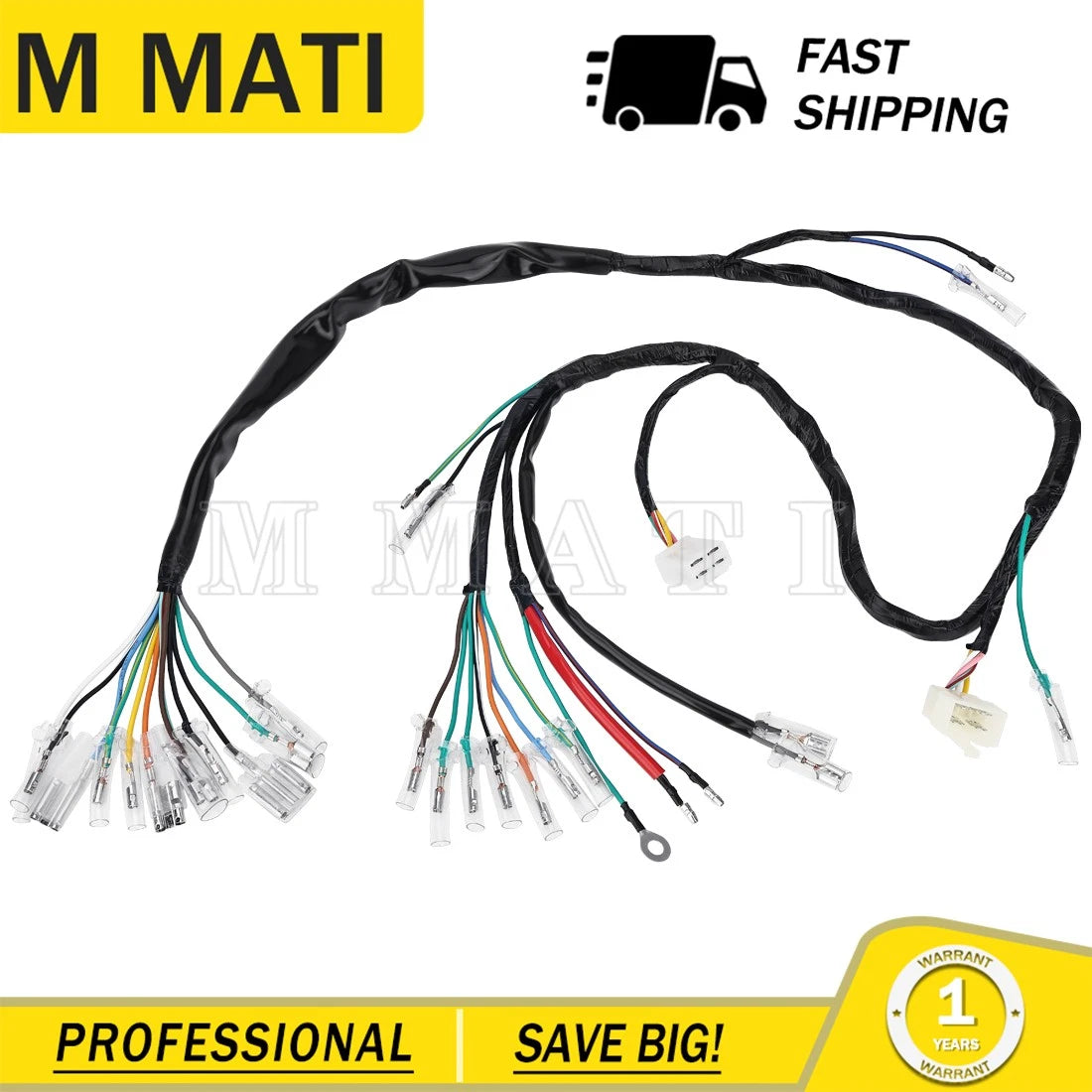 Wire Harness for Honda CT90 (1976–1979) 32100-102-770, 32100-102-780